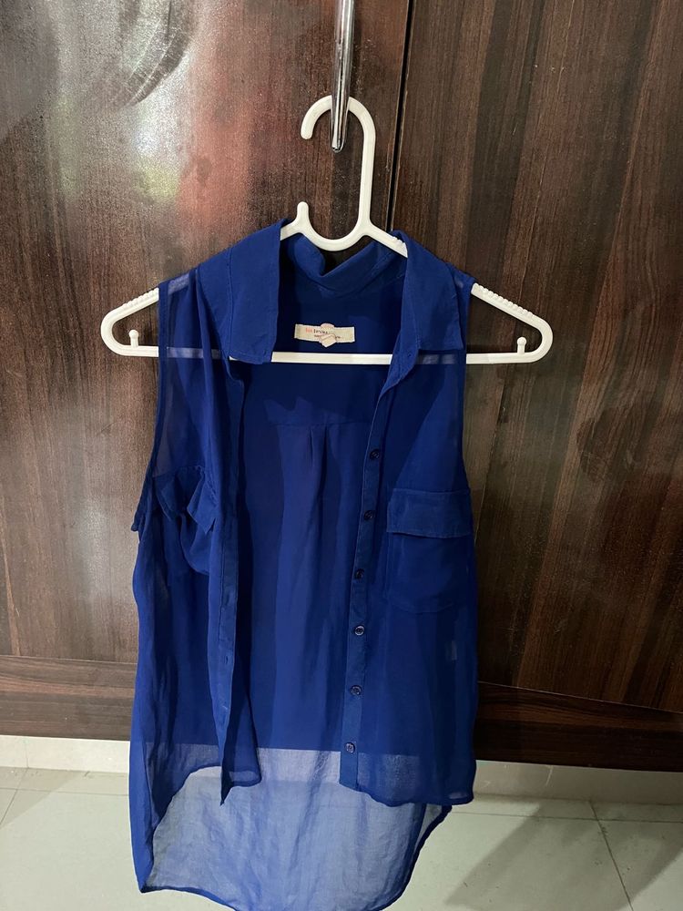 royal blue beautiful top