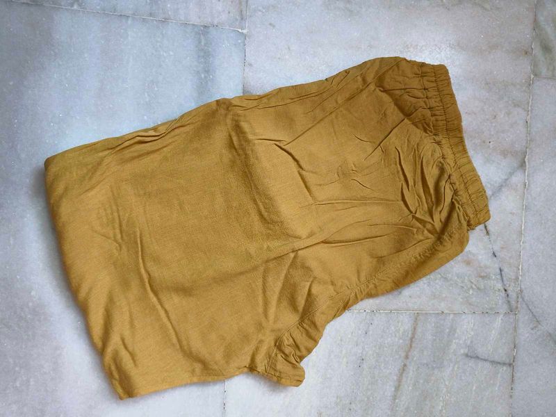 Stylish Mustard Palazzo Pants