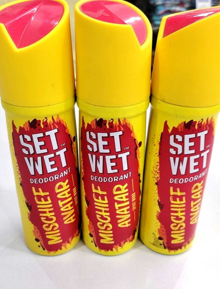 Set wet Deodorant Pack Of 3