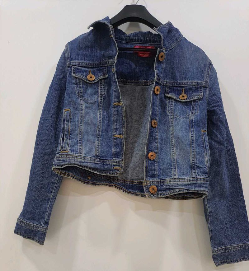 GLO Blue Denim Jacket for Women