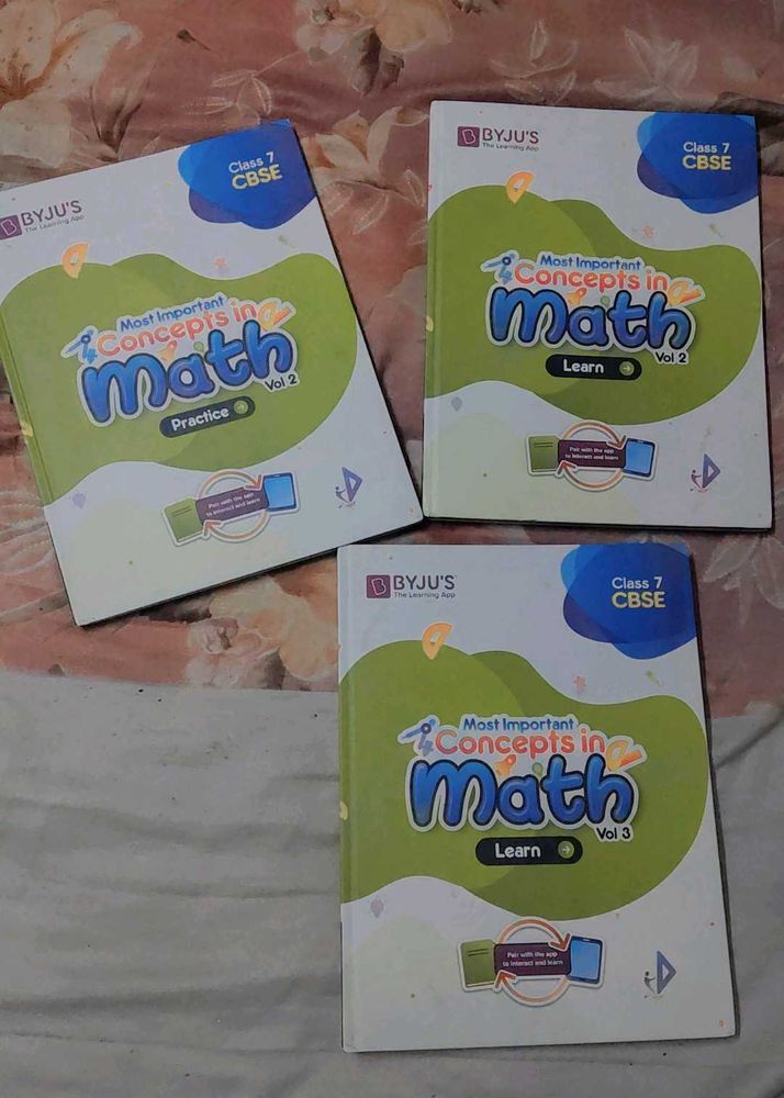 BYJU'S Class 7 Math Books