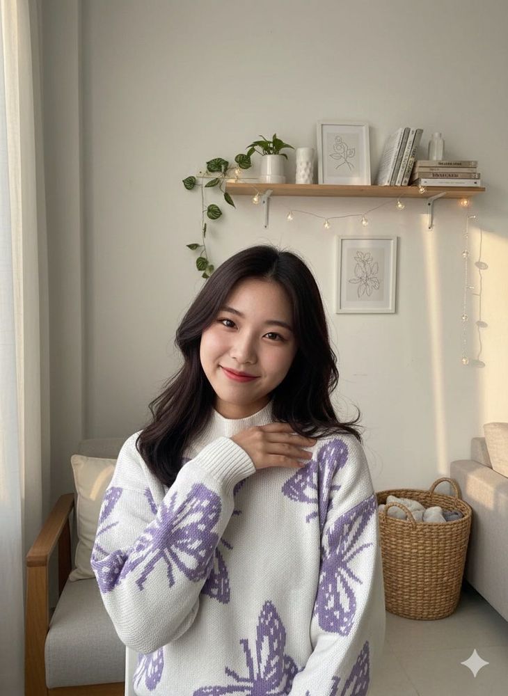 Cute Butterfly Knit Sweater