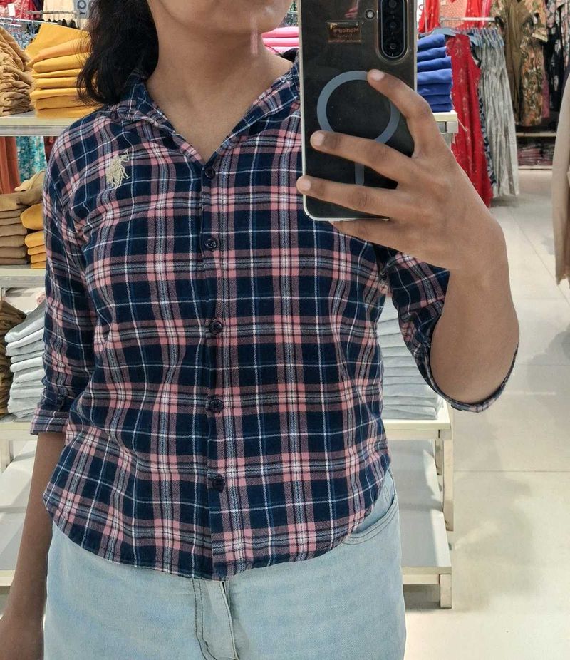 Classic Plaid Button-Down Shirt