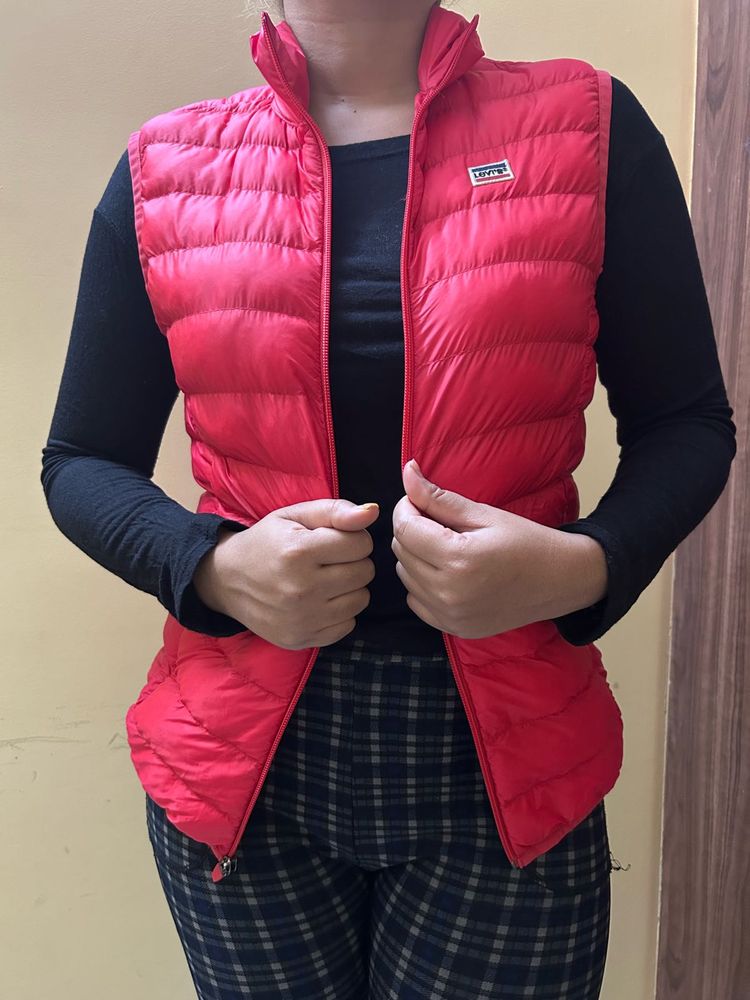 Red Puffer Vest