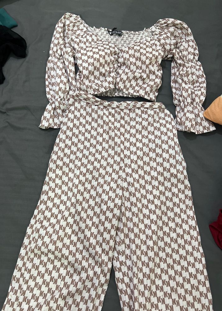 Patterned Two-Piece Set
