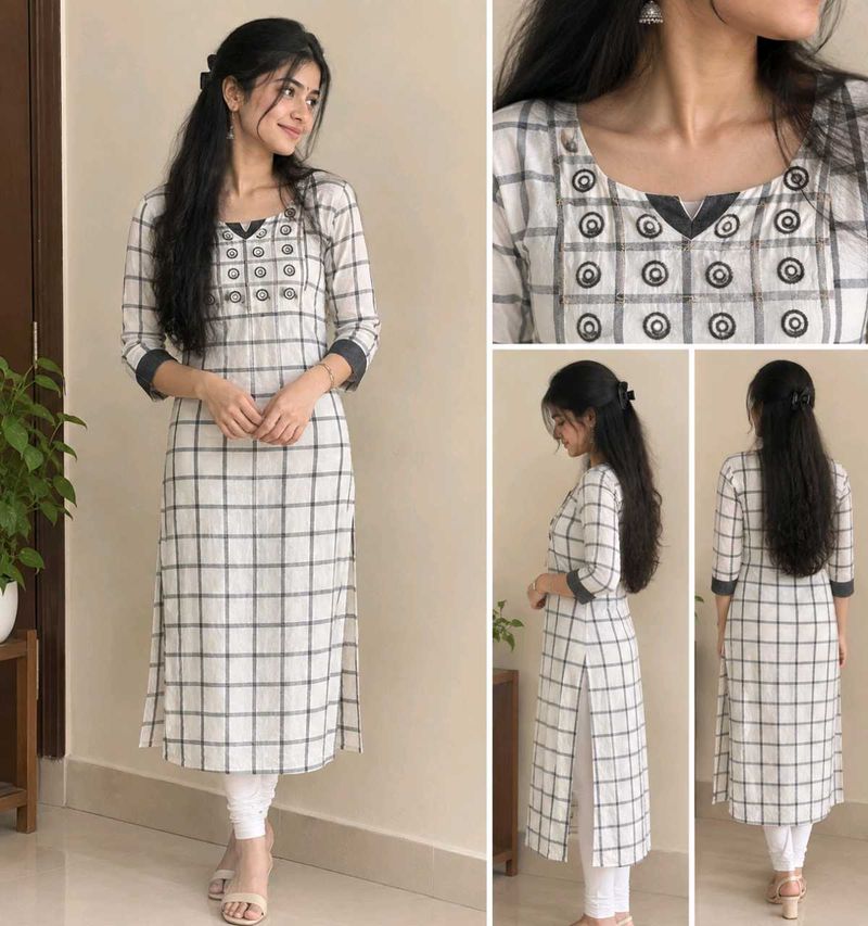 Checked Kurta