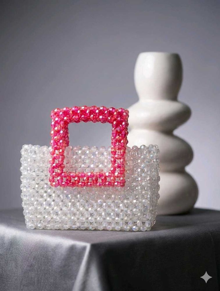 Handmade Charming Beaded Handbag