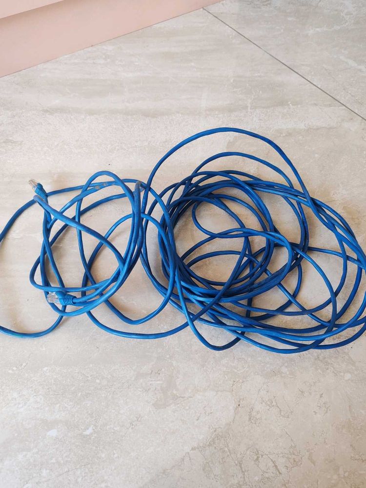 Blue Ethernet Cable more than 5 mtr long