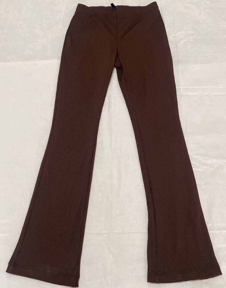 Brown Flared Pants