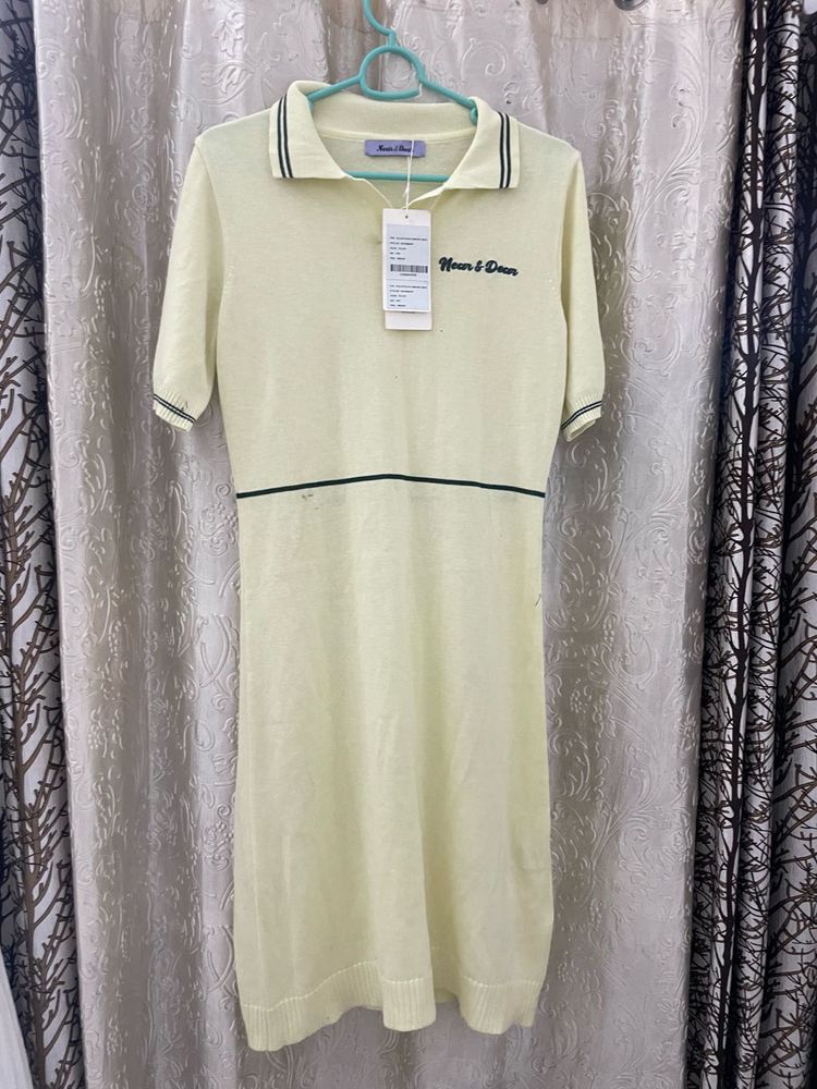 Knit Polo Dress