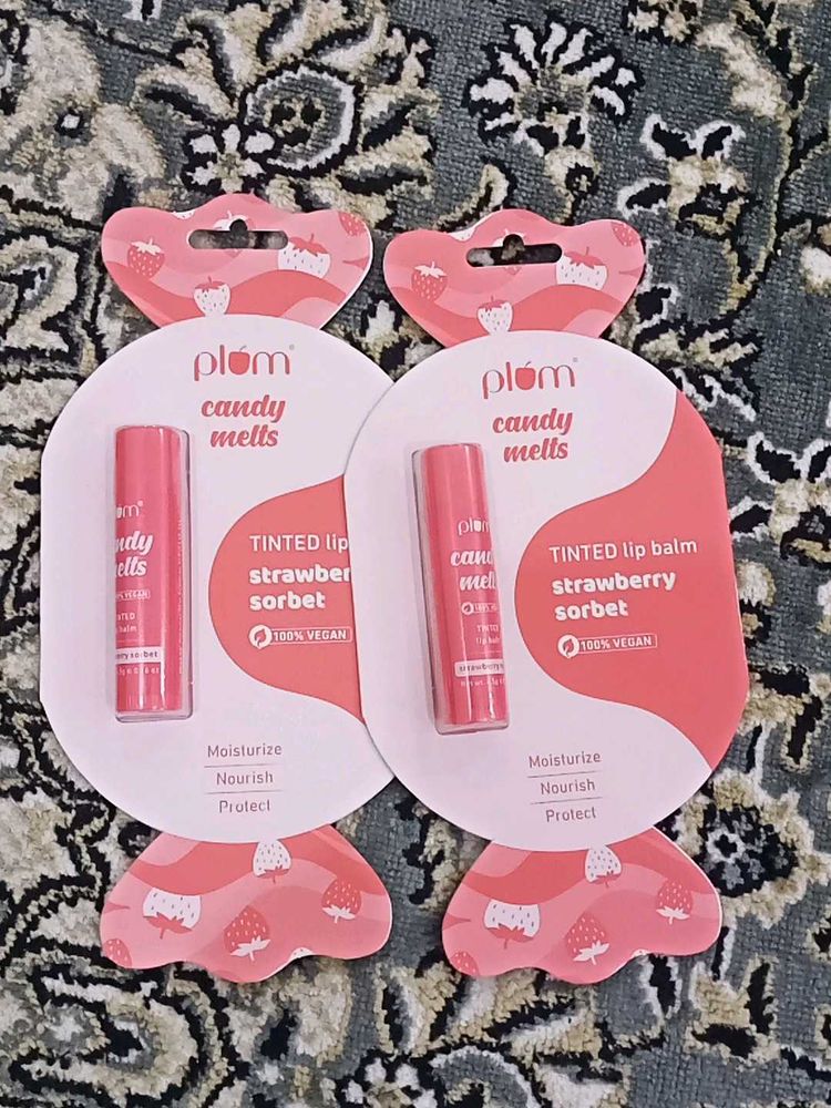 Plum Candy Melts Tinted Lip Balm strawberry