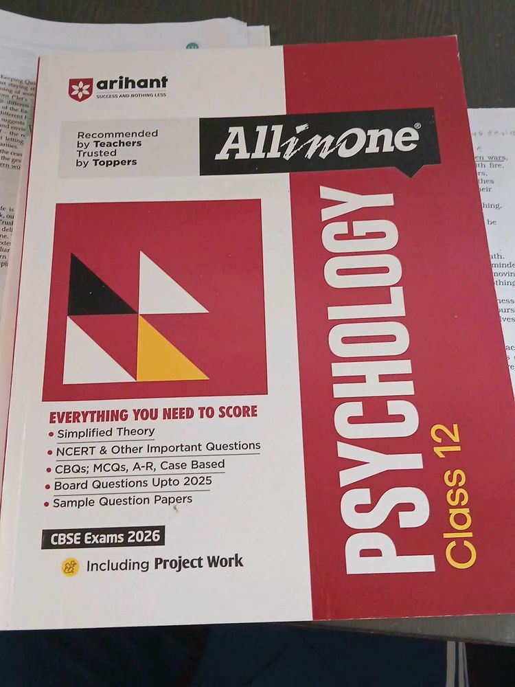 Arihant All in One Psychology Class 12 CBSE Exams