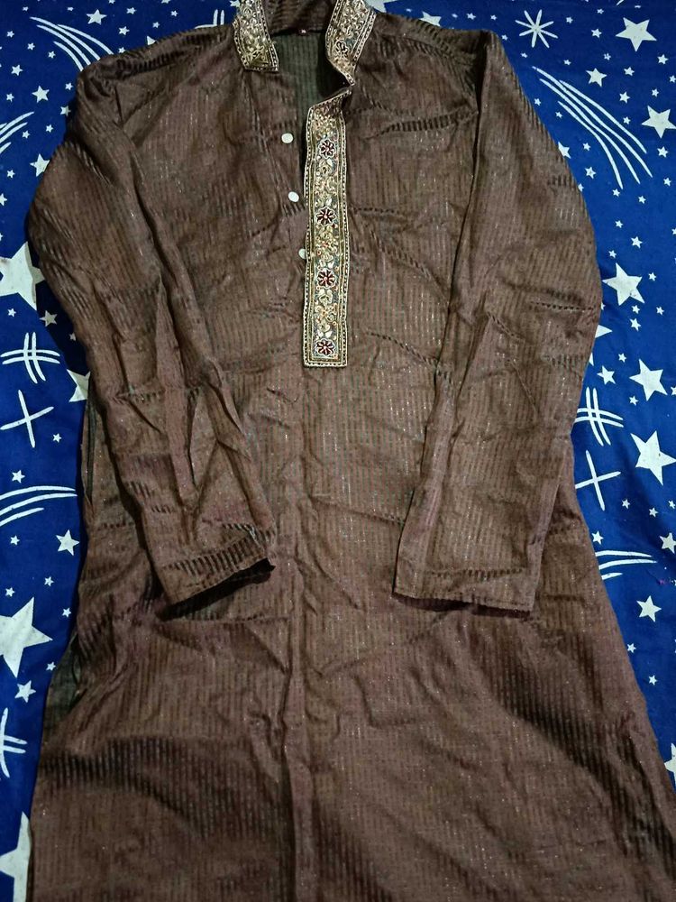 Brown Sherwani Set