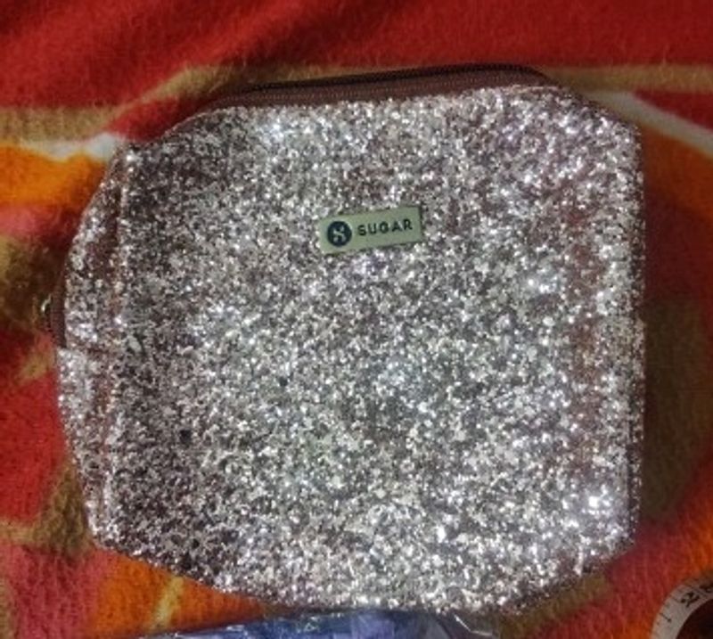 Shimmer Cosmetic Pouch