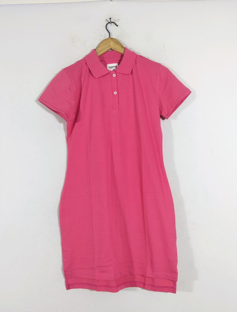 Pink Plain Night Dress (Women's)