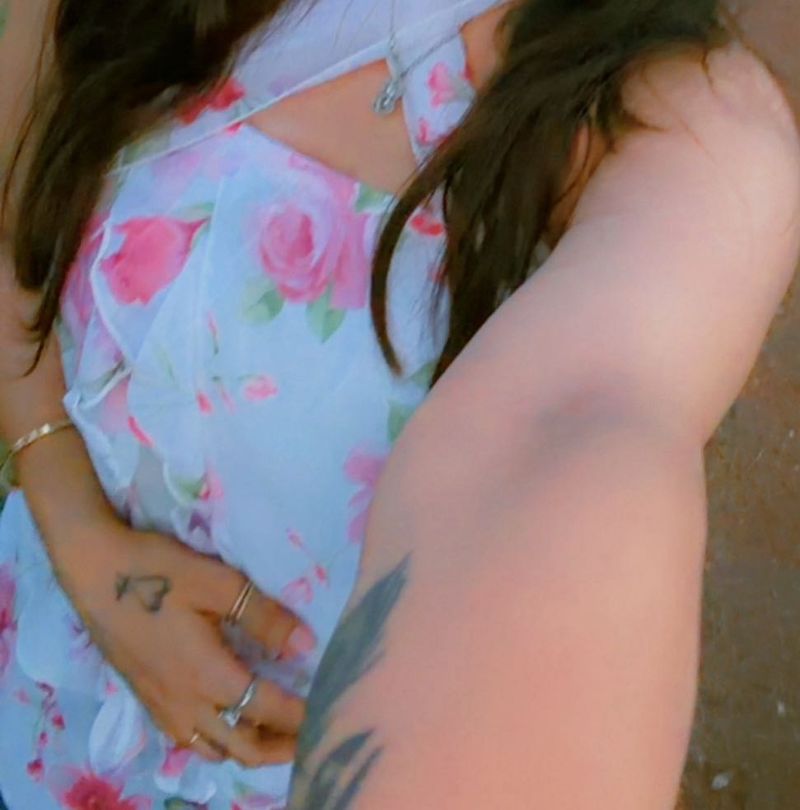 Floral Print Summer top backless