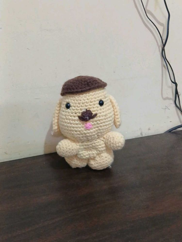 Handmade Crochet Dog Plush Toy