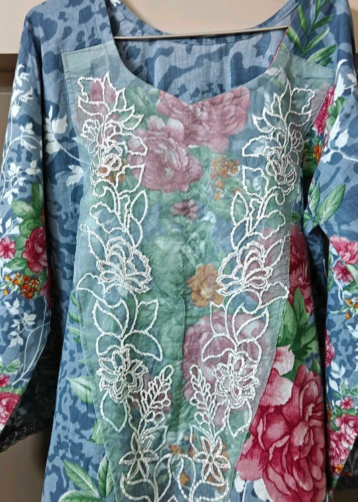 Floral Print Kurta set