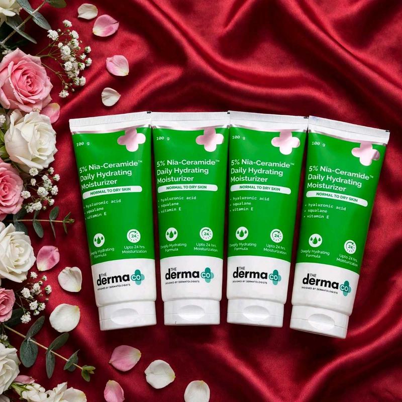 Pack of 4 The Derma Co. 5% Nia-Ceramide Daily Hydr