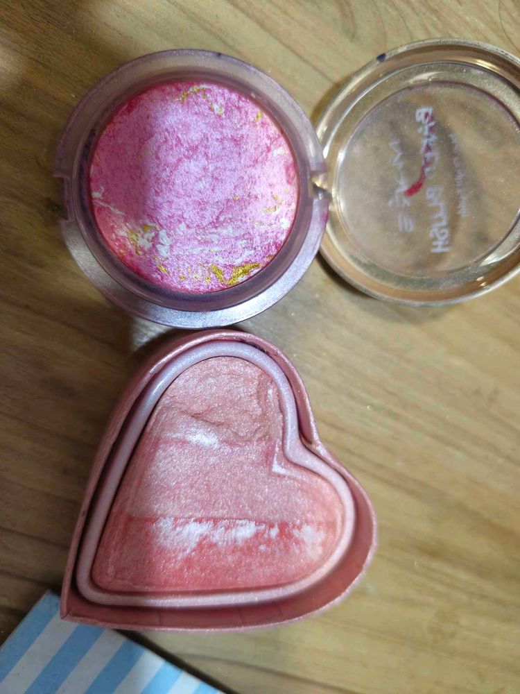 Pink Shimmer Blush Duo combo of 2