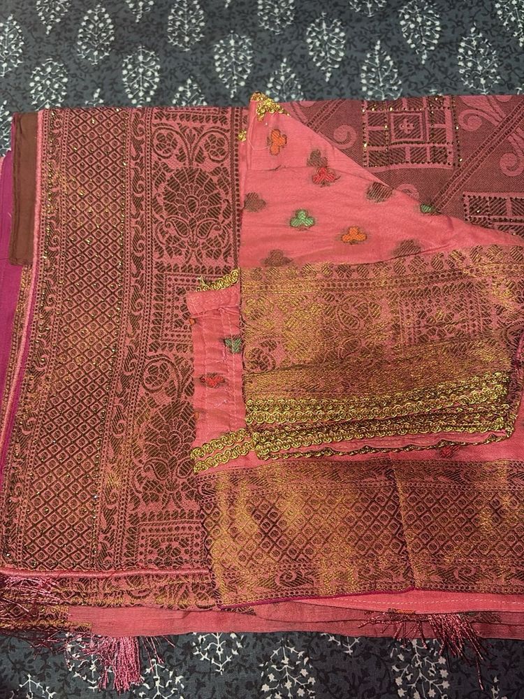 Beautiful Pink Lehenga Choli Set