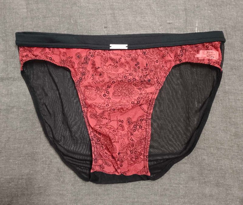 Red and Black Netted Cloth