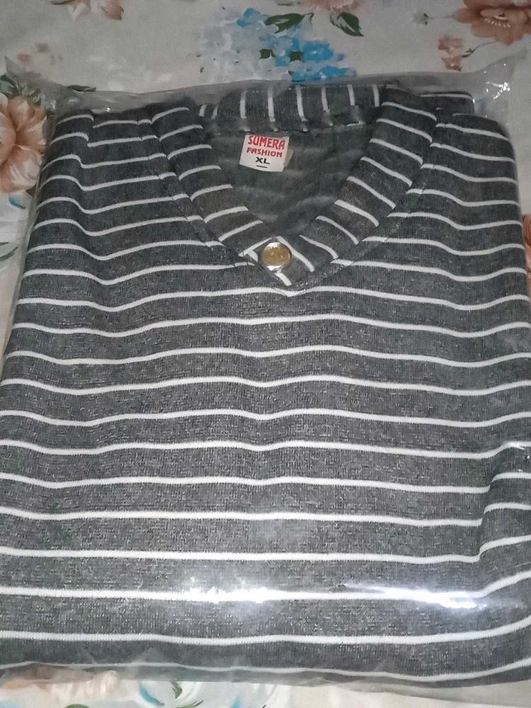 Striped Tee by Sumera Fashion