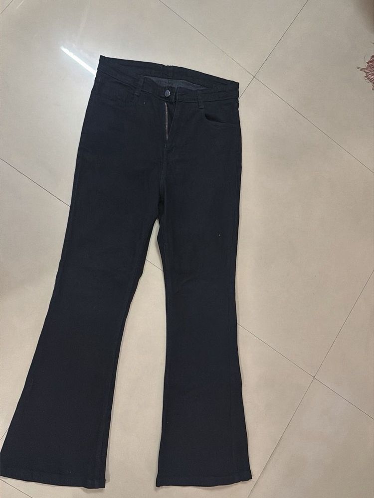 Black Flare Leg Jeans( never used)