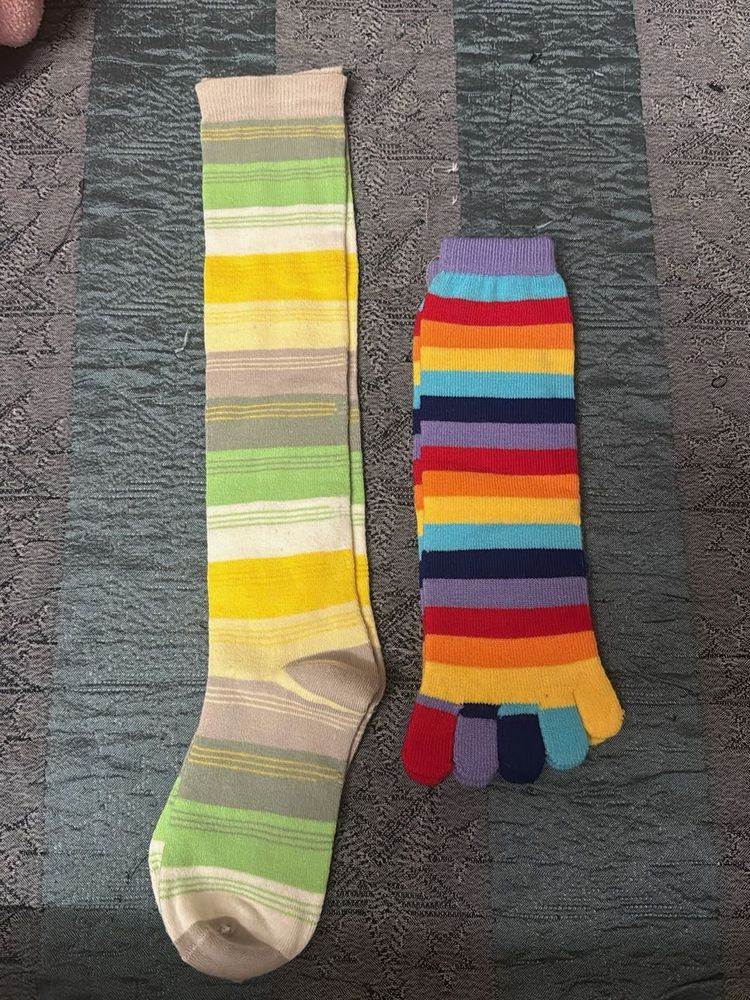 Striped Socks - Colorful &amp; Fun