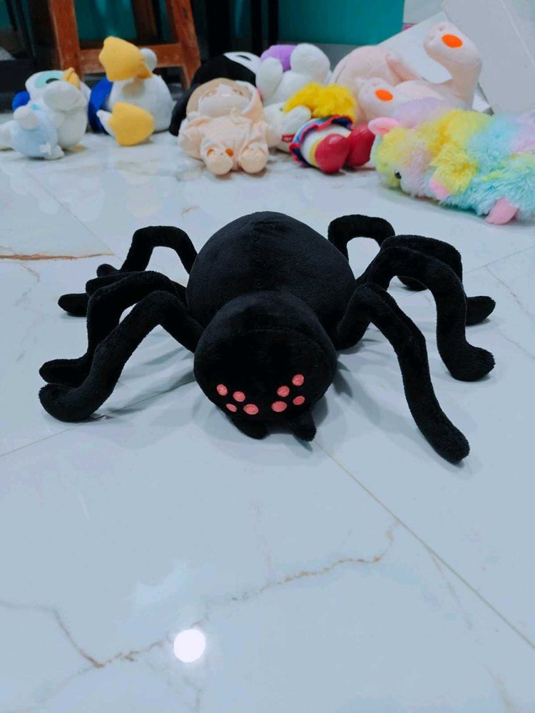 Cute Black Spider Plush Toy