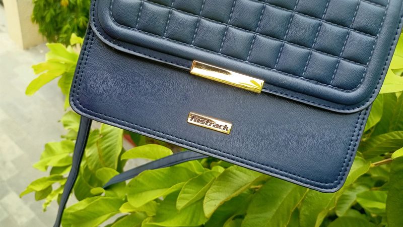 Fastrack Navy Blue Satchel/ Handbag /Slingbag