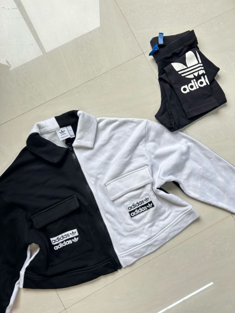 Adidas Colorblock Track Jacket &amp; Leggings Set