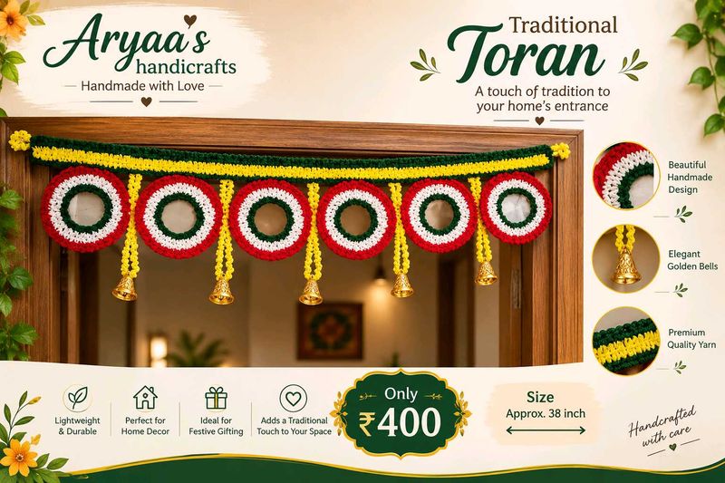 Handmade Traditional Toran Door Hanging
