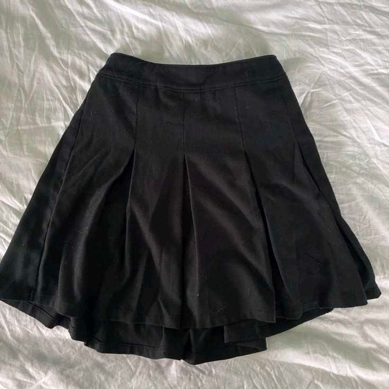Black Pleated Skirt