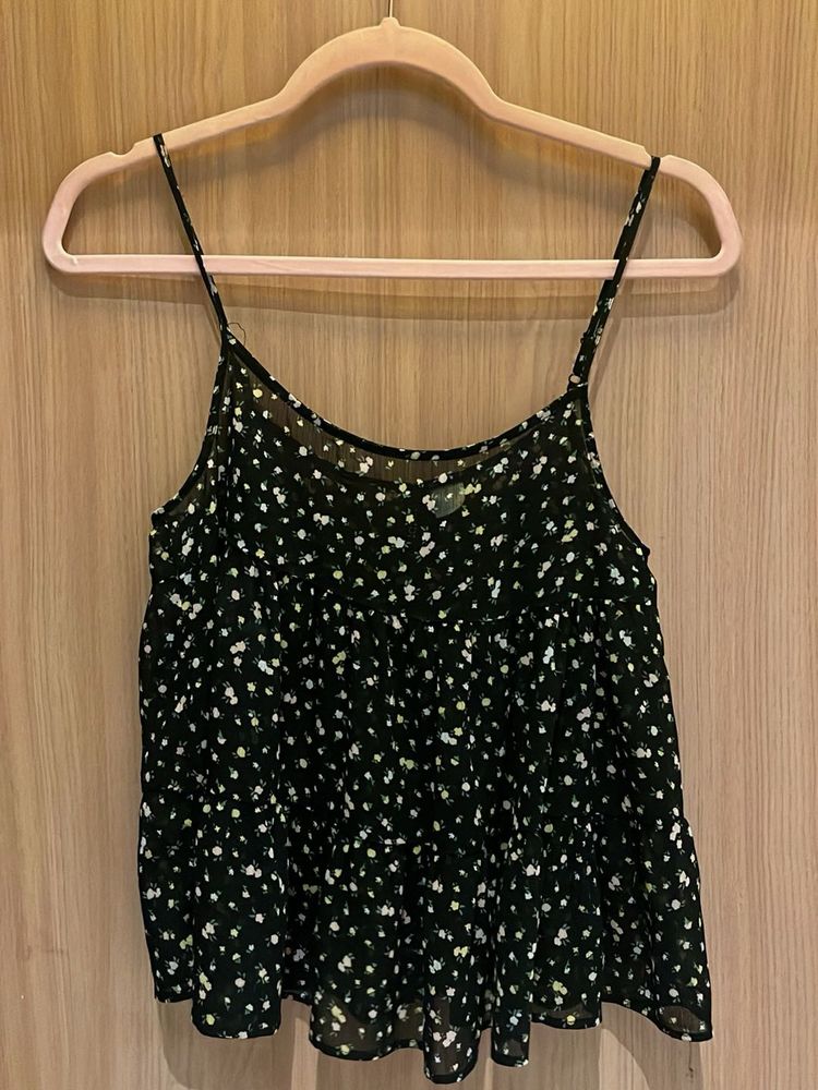 H&amp;M - Chic Floral Print Camisole Top
