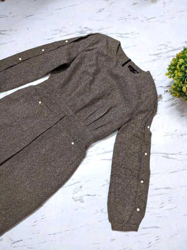 Korean Pocket Knee Length Dress