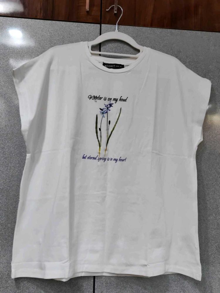 White Graphic T-Shirt