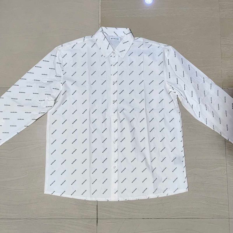 Balenciaga All Over Logo Shirt