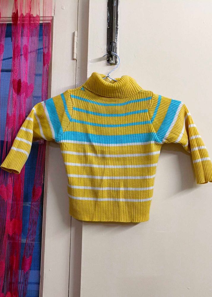 Striped Yellow Kids Sweater💛💛