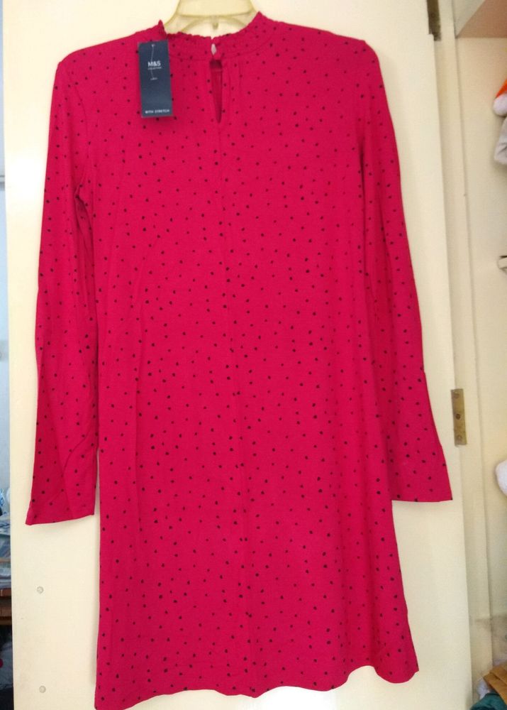 Marks and Spencer Pink Polka Dot dress