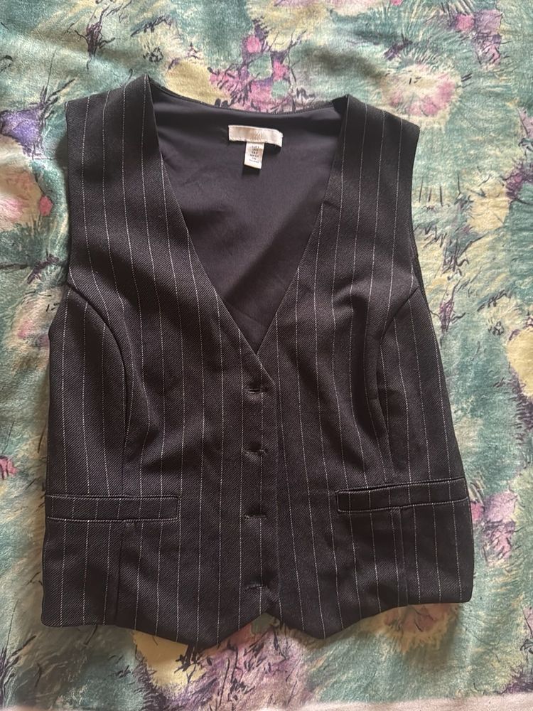 Pinstripe Vest