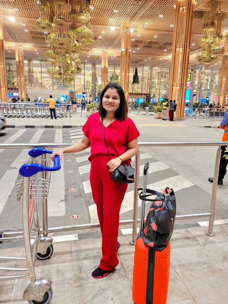 Women red acryclic co-ord set