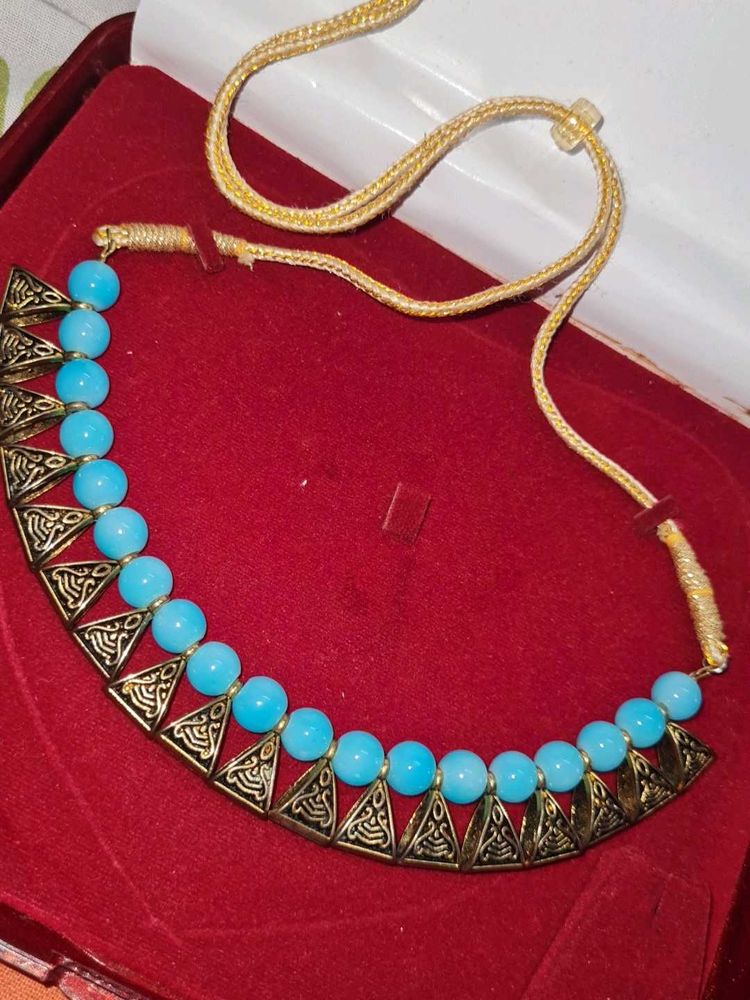 Boho Beaded Necklace