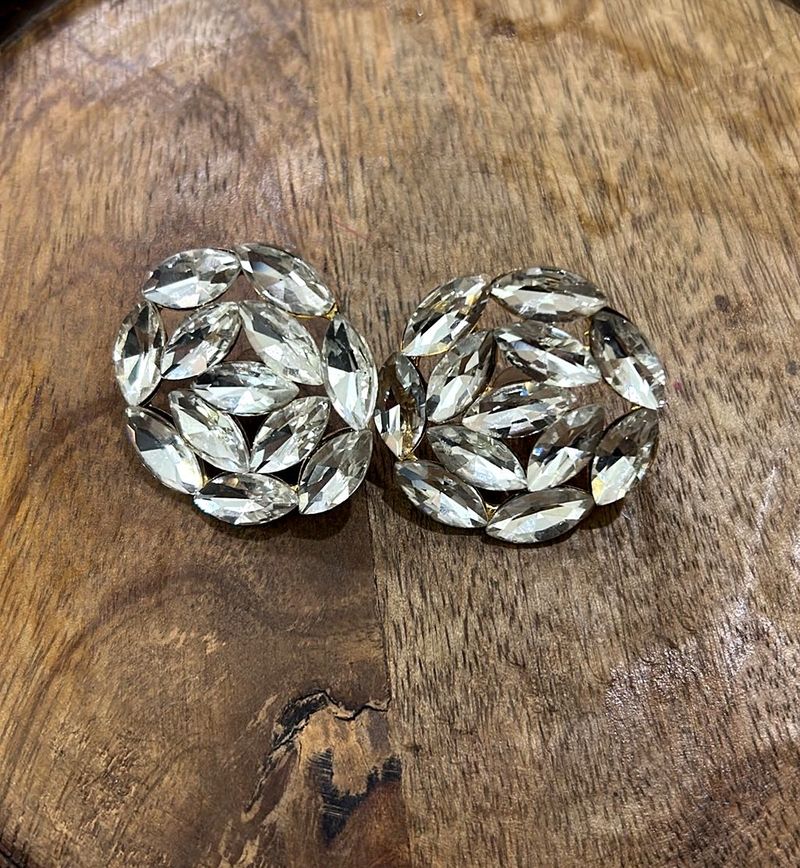 Sparkling Crystal Stud Earrings