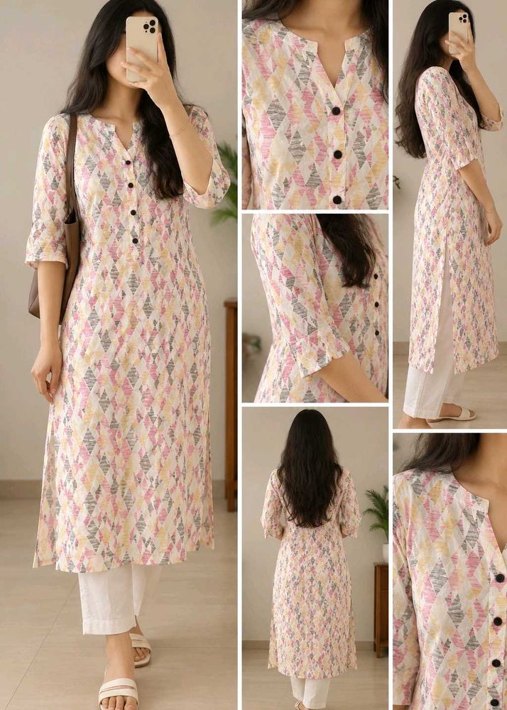 Elegant Printed Kurta