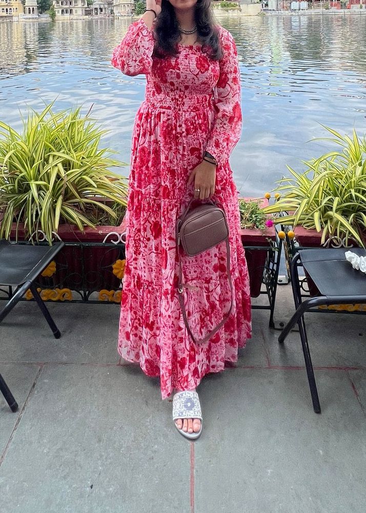 Bohemian Floral Maxi Dress