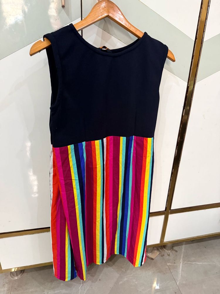 Colorful Striped Dress