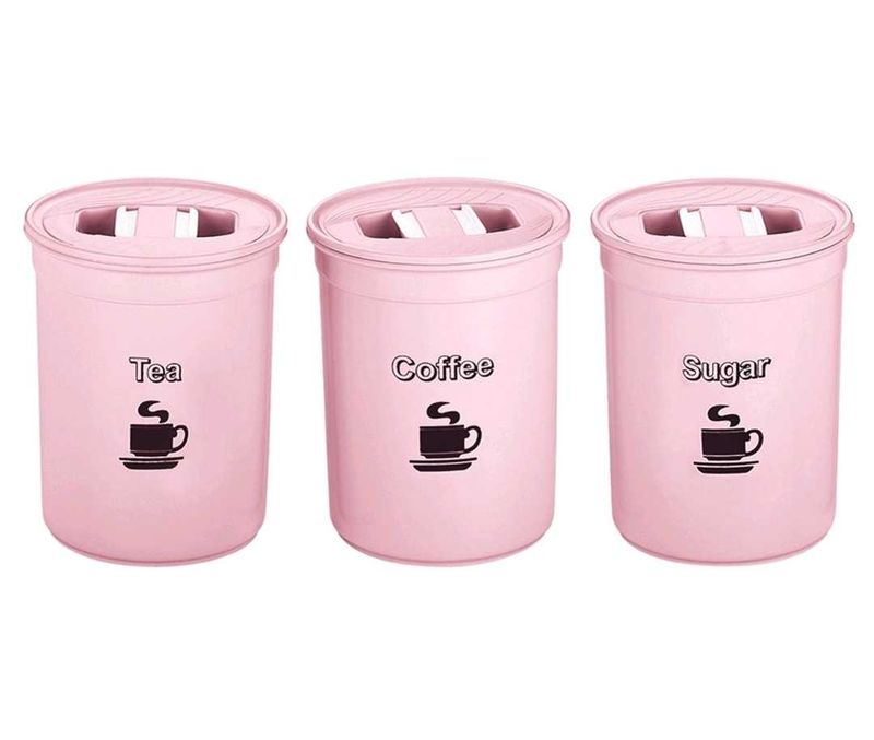 Tea, Coffee &amp; Sugar Canisters Set