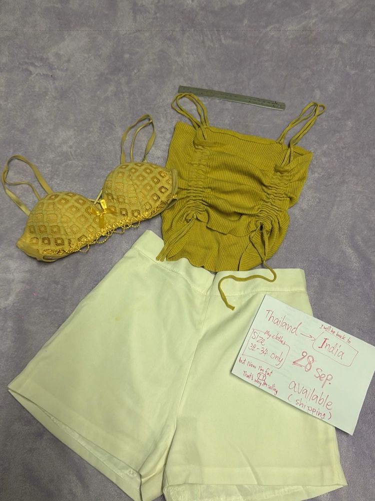 Bra&amp; crop top32-34
