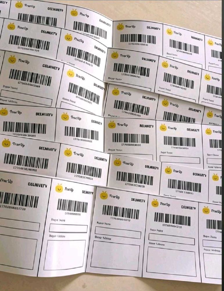 Bulk Labels with Barcodes